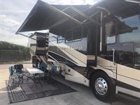 Supplied with outside table and chairs, and carpet