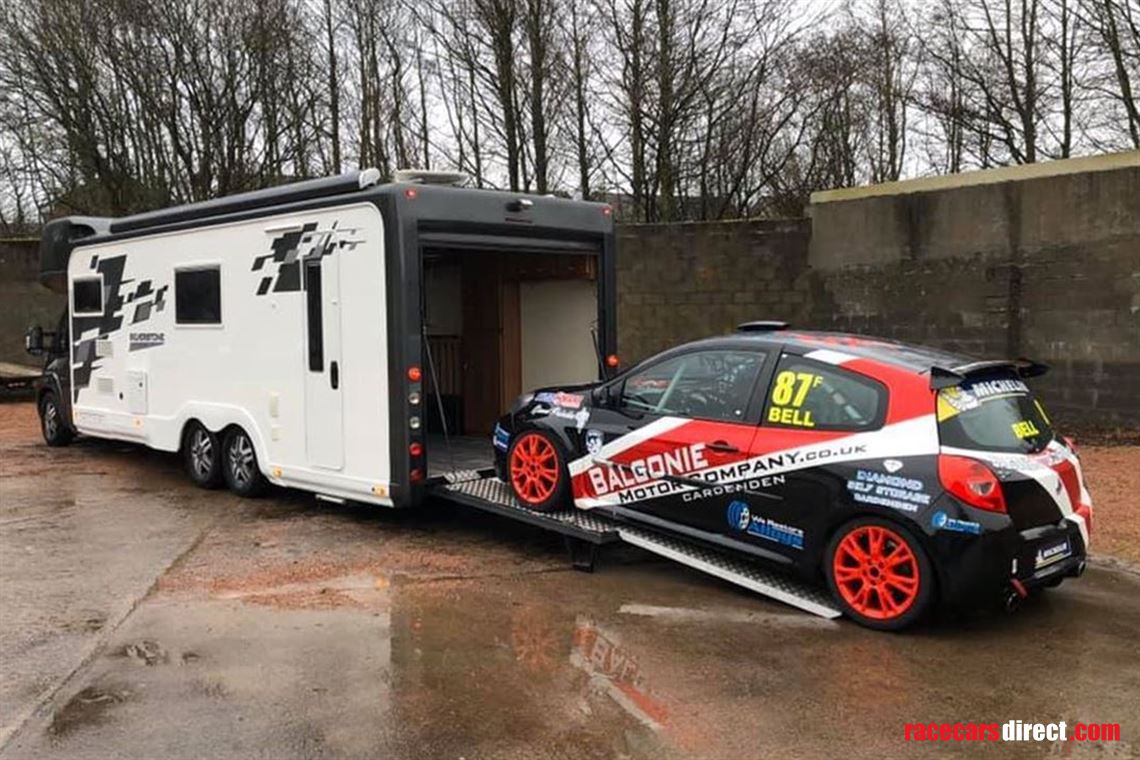 Unique Vehicle Takes A Race Car In The Back