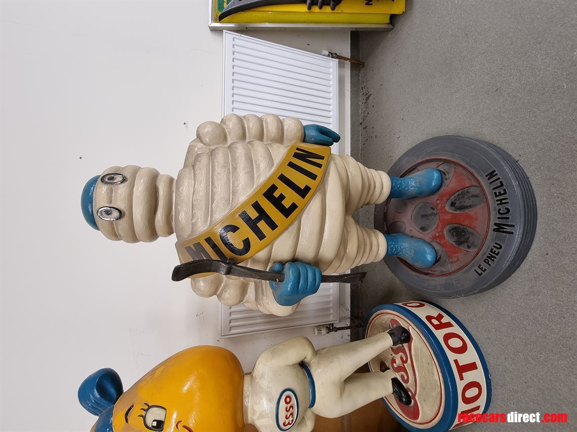 vintage-esso-and-michelin-man-statues