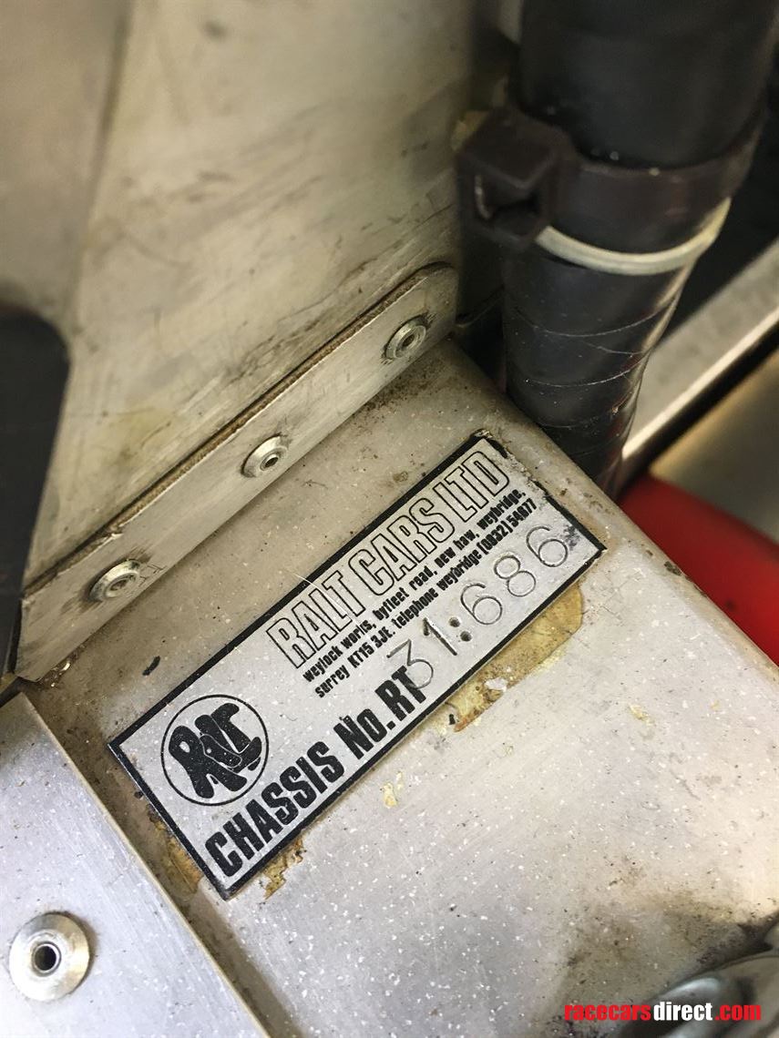 Chassis tag RT31:686, ex-Brabham