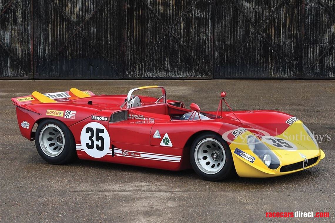 1969 Alfa Romeo Tipo 33/3 Sports Racer Tim Scott ©2020 Courtesy of RM Sotheby's