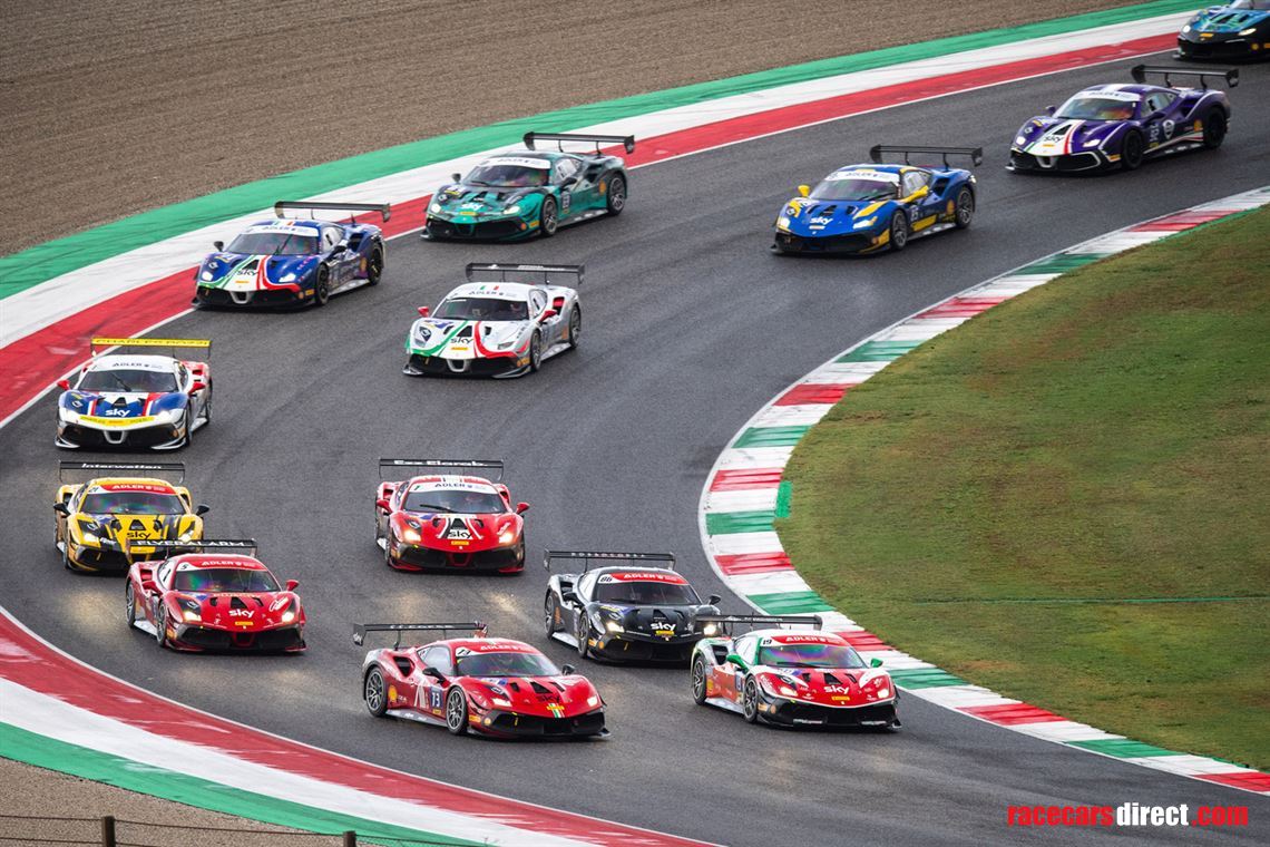 2025 EUROPEAN FERRARI CHALLENGE DRIVES AVAILABLE