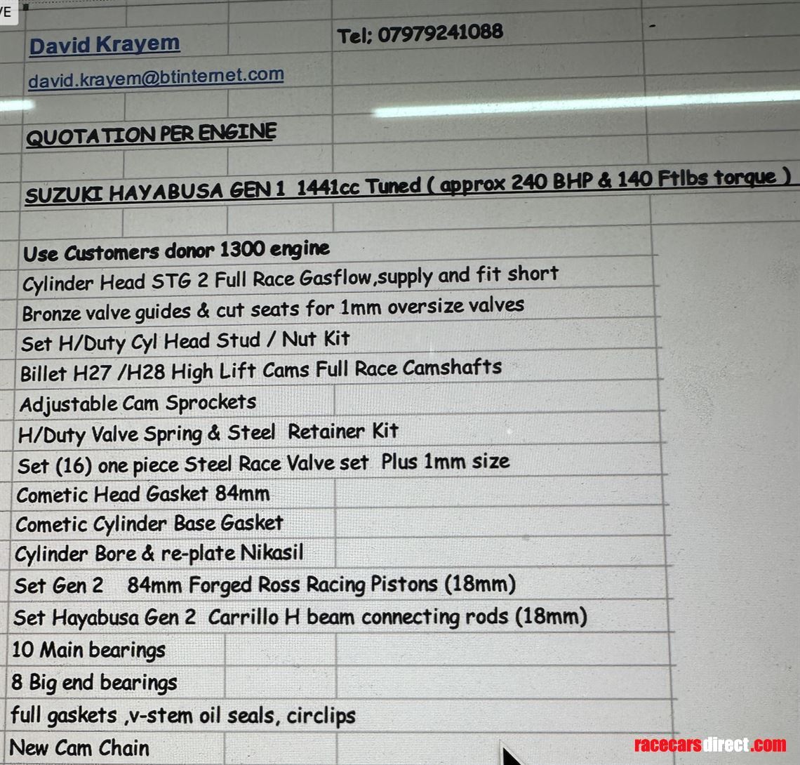 new-radical-full-spec-hayabusa-1440-engine