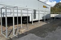 pit-walling-garage-boarding-exhibition-frame
