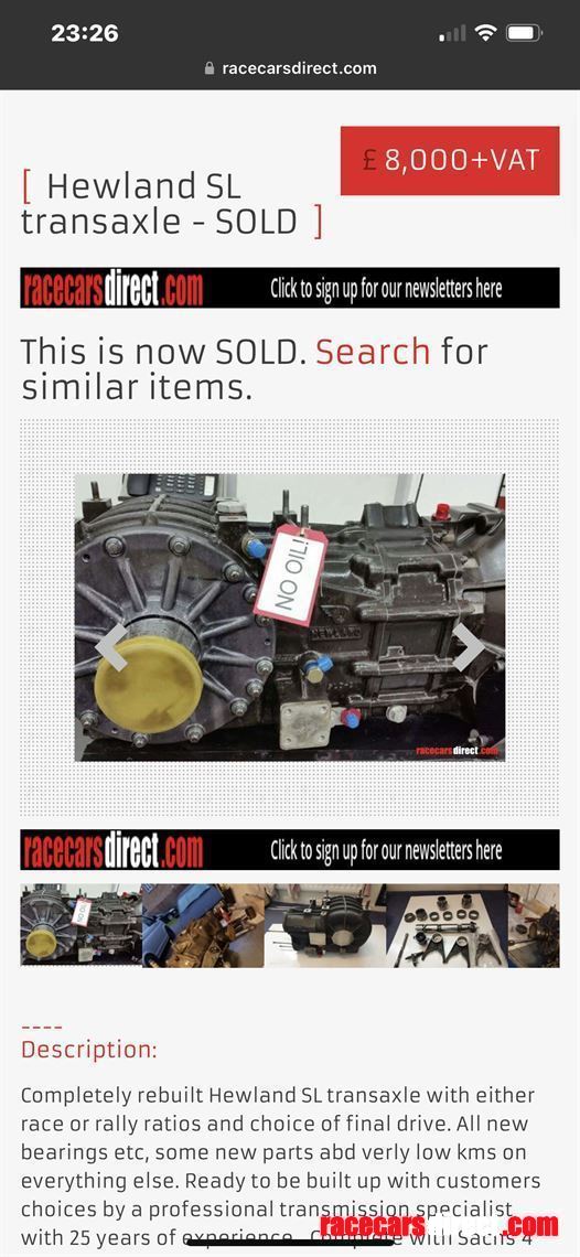 hewland-sl-transaxle-wanted