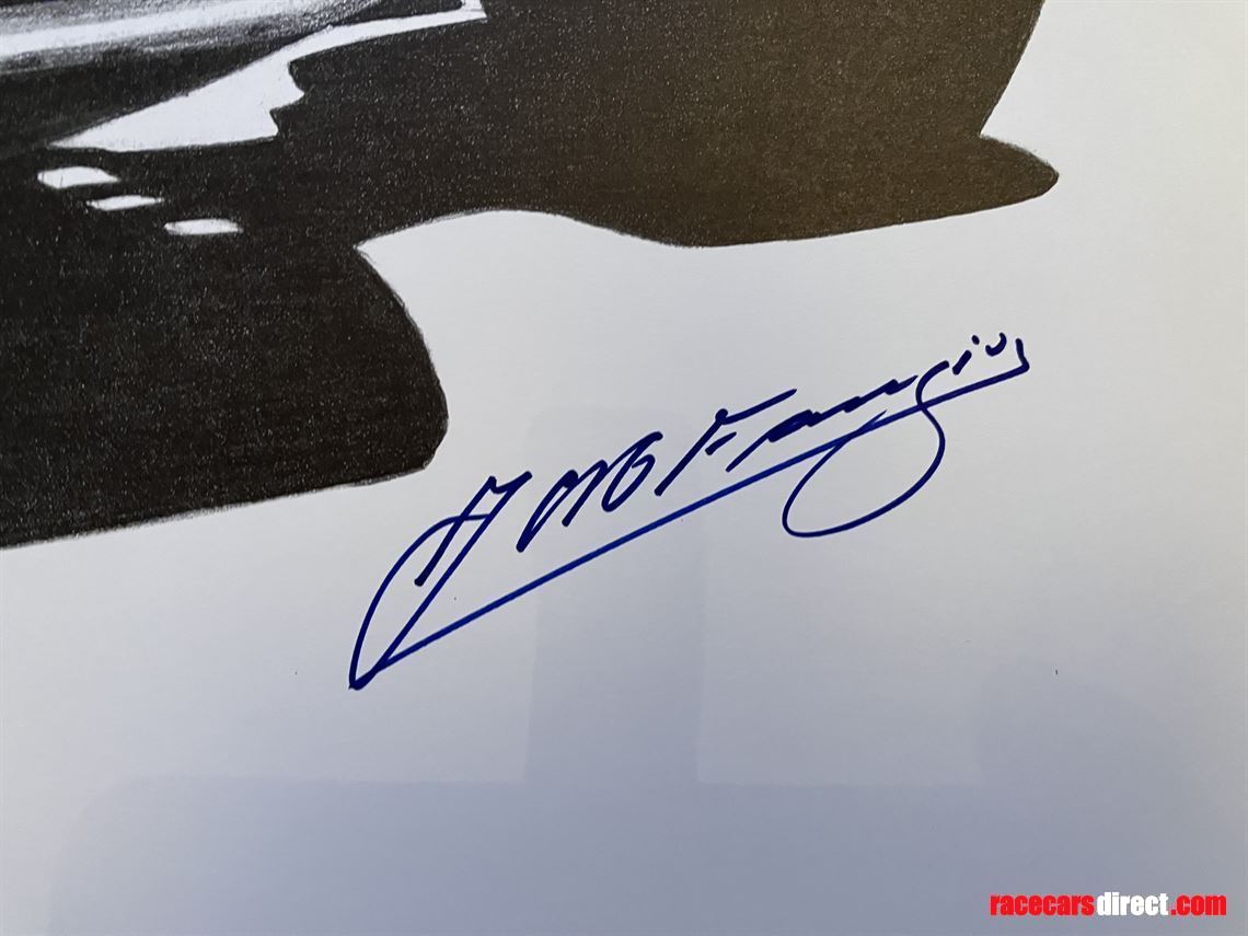 hand-signed-fangio-maserati-print-superb