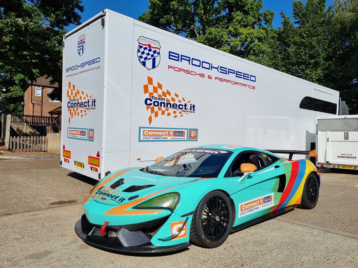 McLaren 570 GT4 Race Car