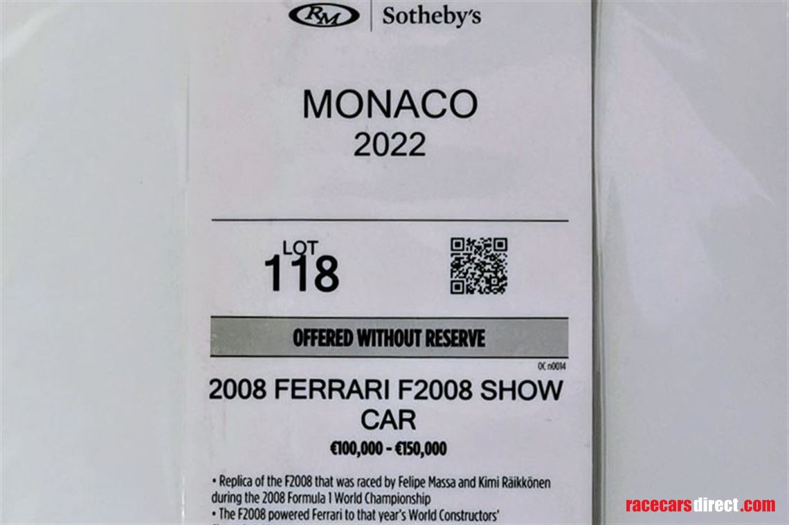 Ferrari F2008 Showcar