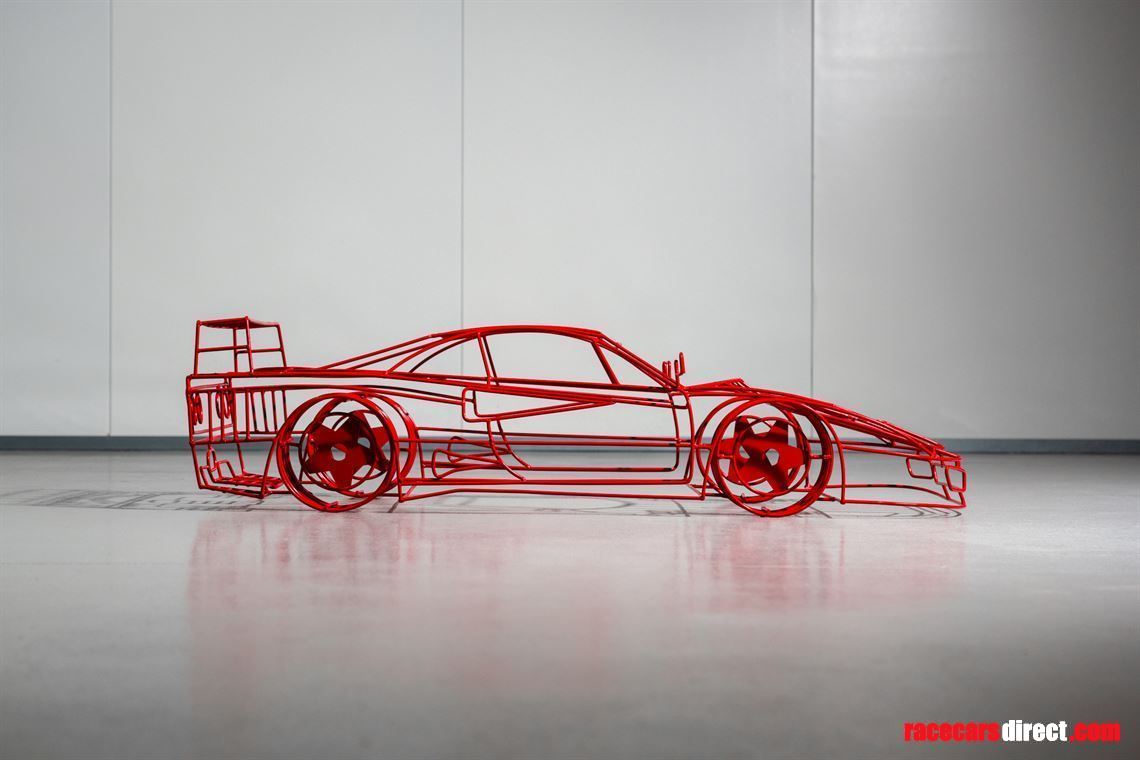 ferrari-f40-wire-sculpture