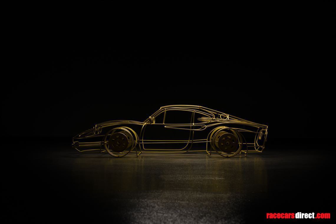 ferrari-dino-wire-sculpture