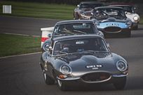 The E-Type racing at Goodwood Revival