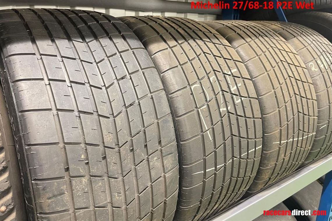 NEW Michelin P2E Tires 27/68-18 WET