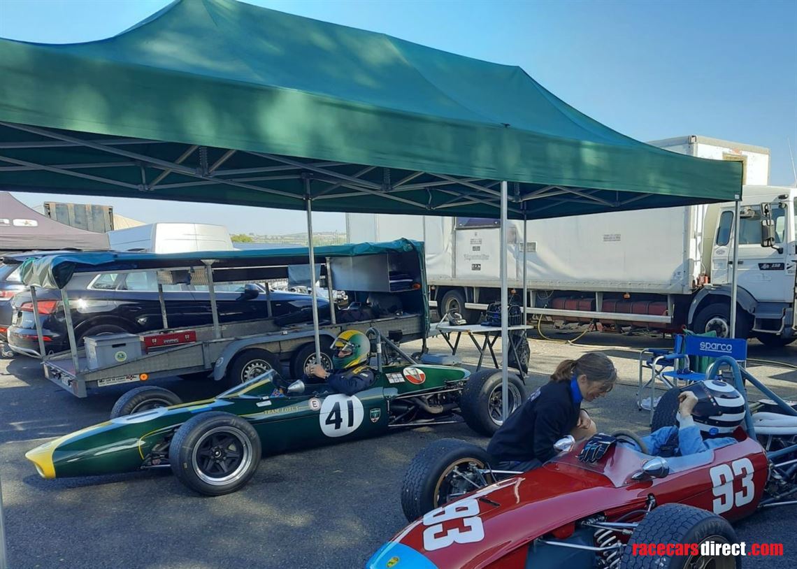 Full race package with tent & trailer (Credits: unknown)