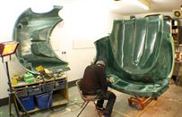 Main moulds moun for easy lay up