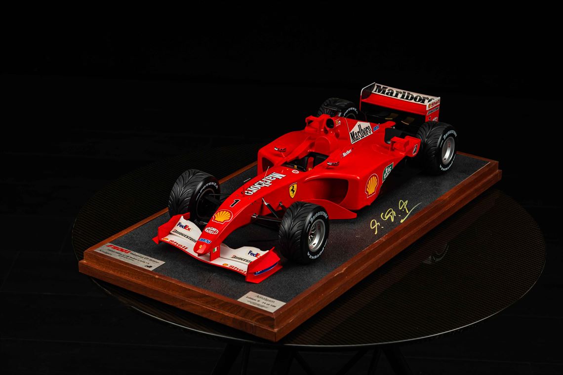 ferrari-f2001-amalgam-model-signed