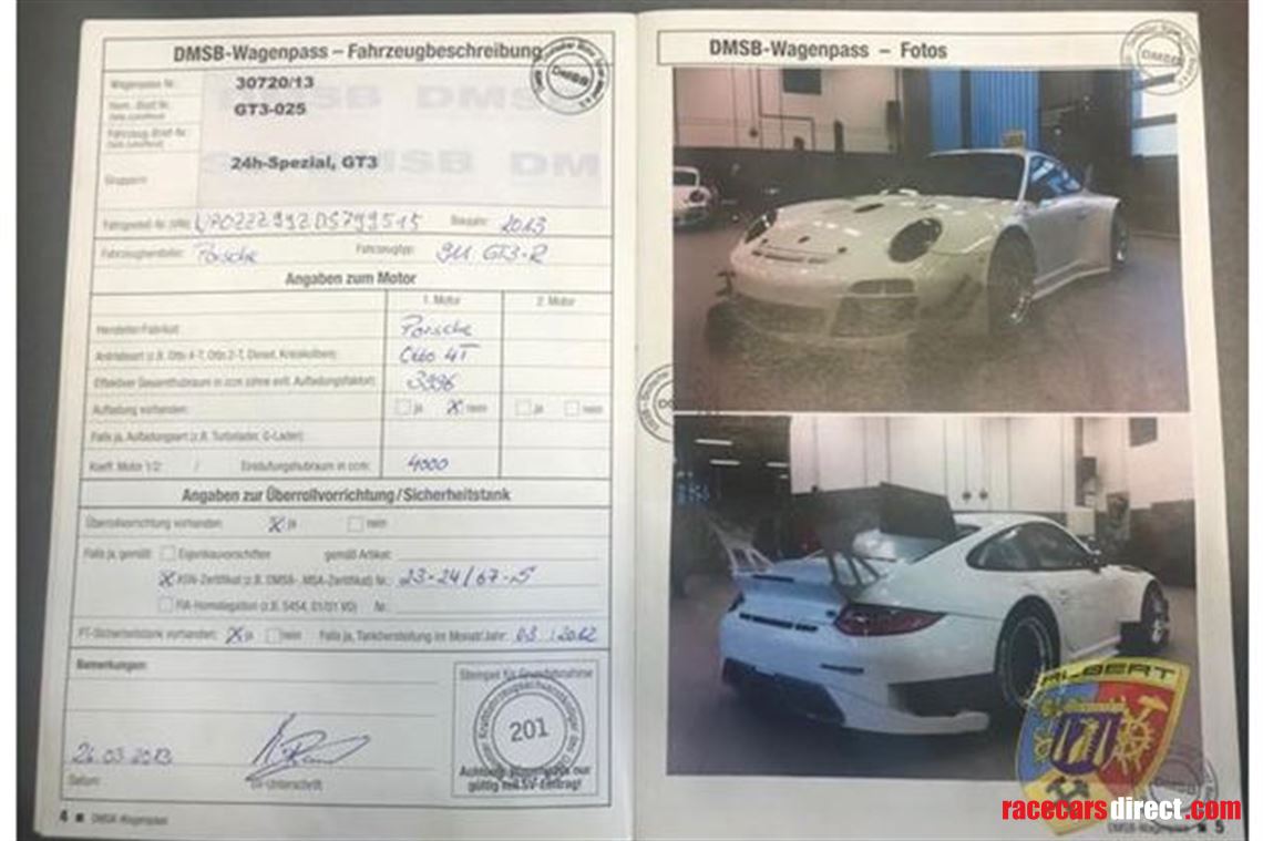 Albert Motorsport Porsche 997 GT3 R ex. Frikadelli Sabine Schmitz Patrick Huismann