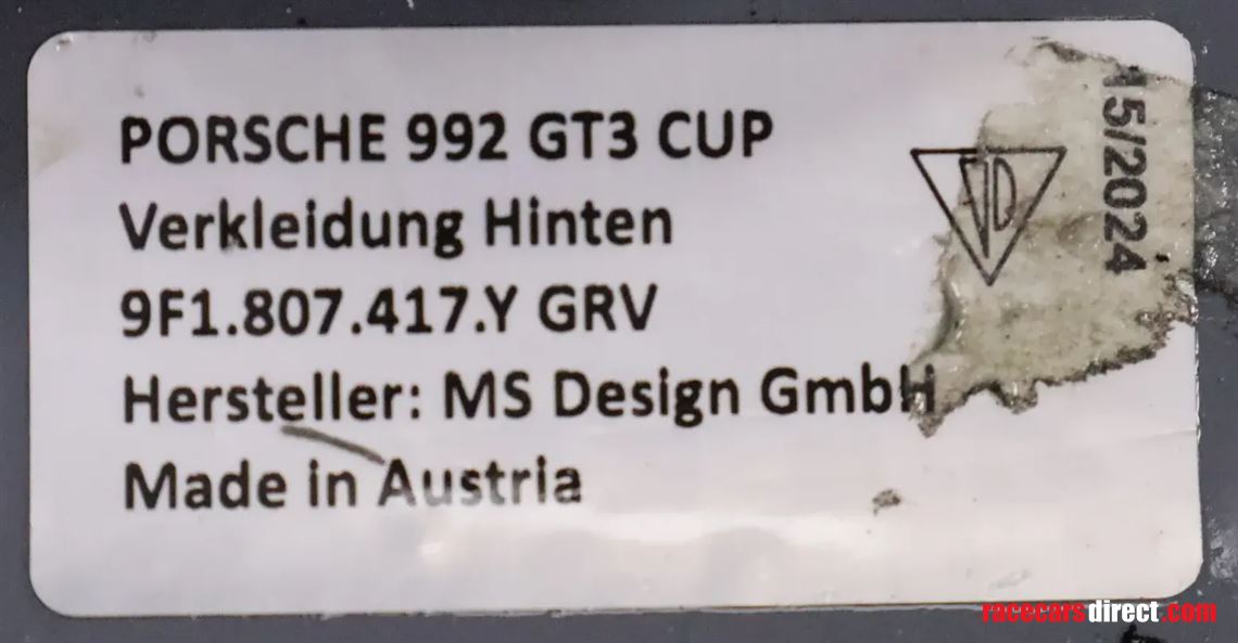 porsche-992-cup-rear-bumper-original