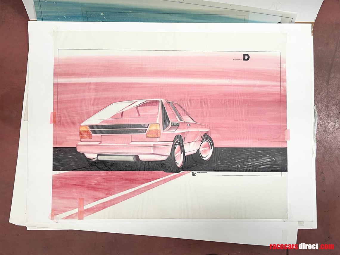 lancia-delta-s4---development-maquette