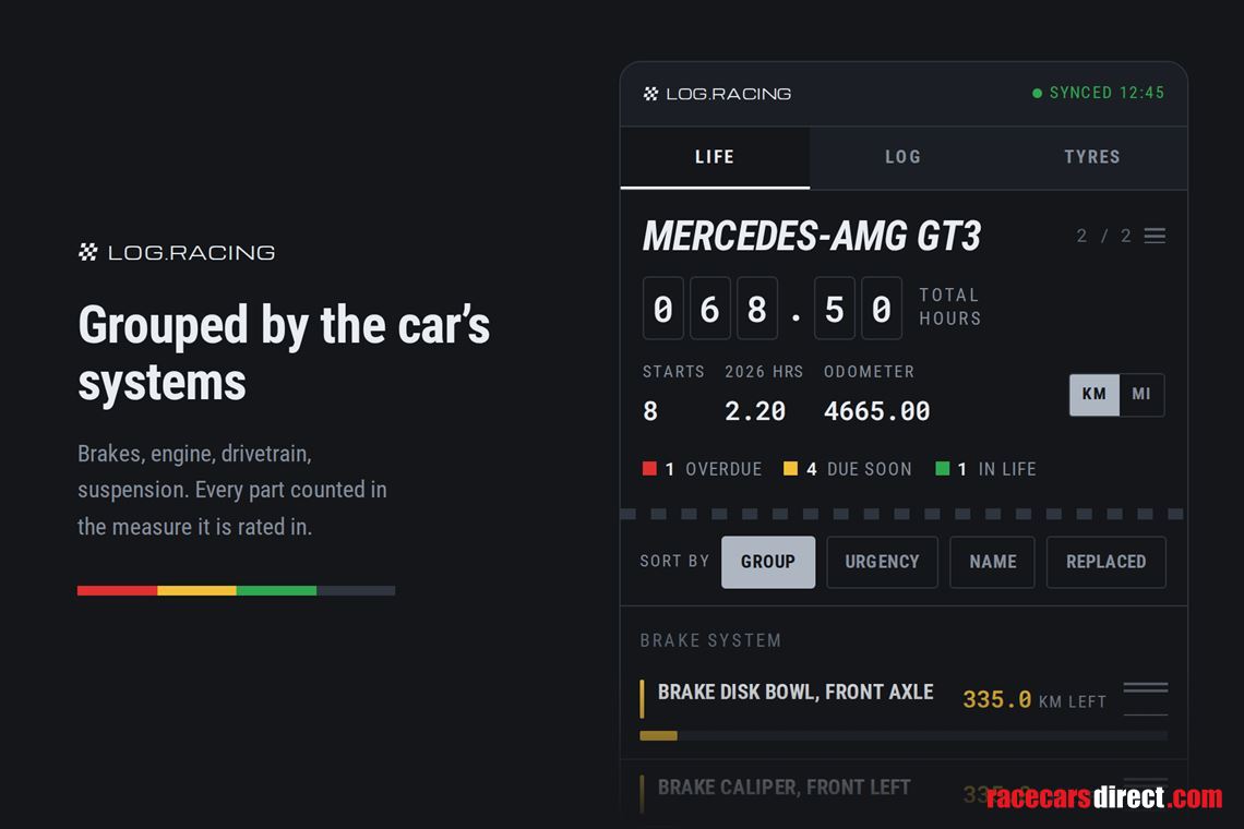 logracing---component-life-tracking