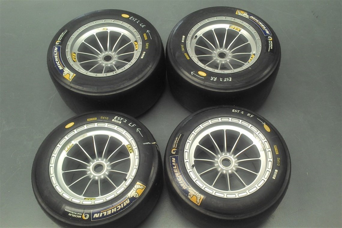 New 13" Michelin slick endurance sportscar tyres