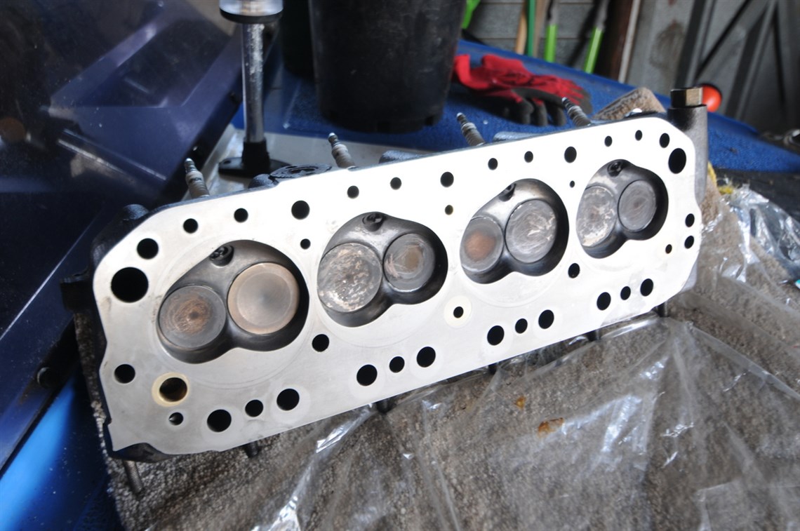 Big valve head prior to  strip & cleaning