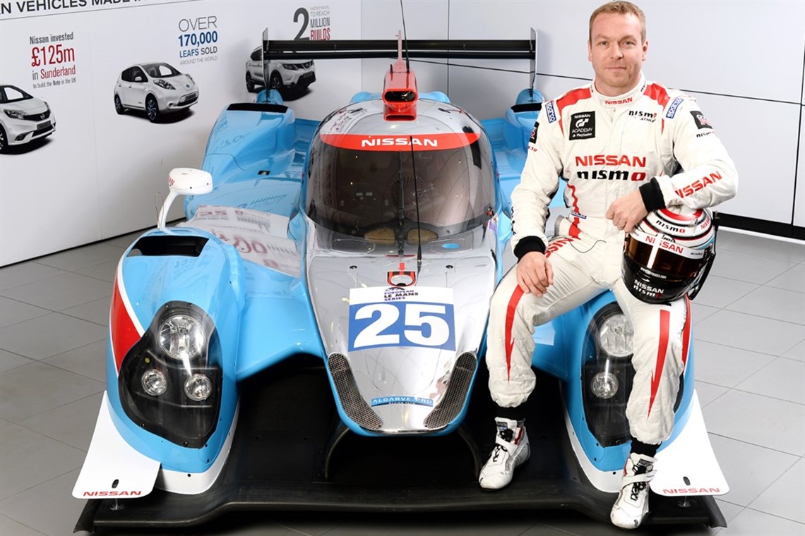Sir Chris Hoy & Ligier JS P2 powered by Nissan