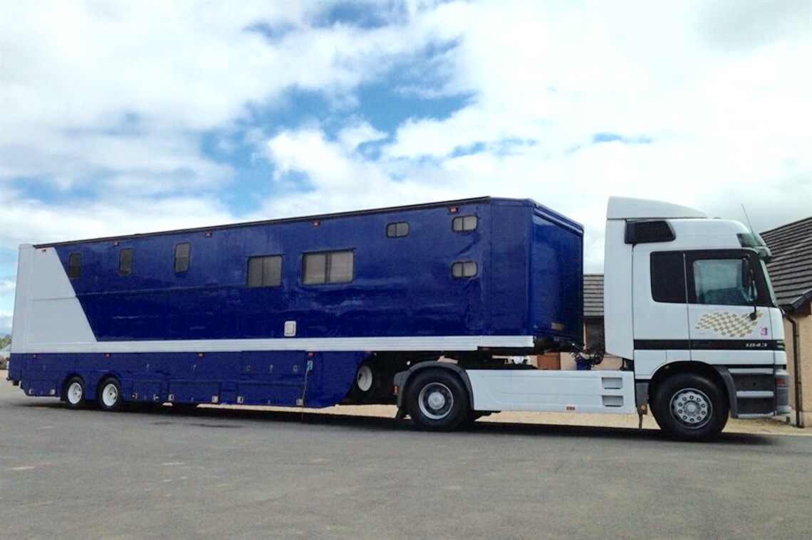 Ex-RossoVerde Race car Transporter and Accommodation 