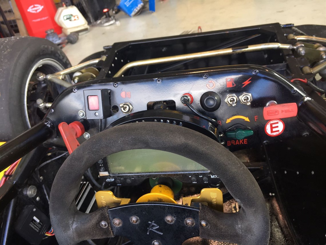 AIM PISTA, Paddle Shift, Brake Bias, Fire Extinguisher lever,  start button and Main Cut off