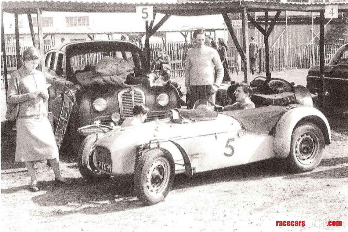 1955 debut at Goodwood ... smiler times