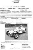 old FIA docs.... new ones applied for.