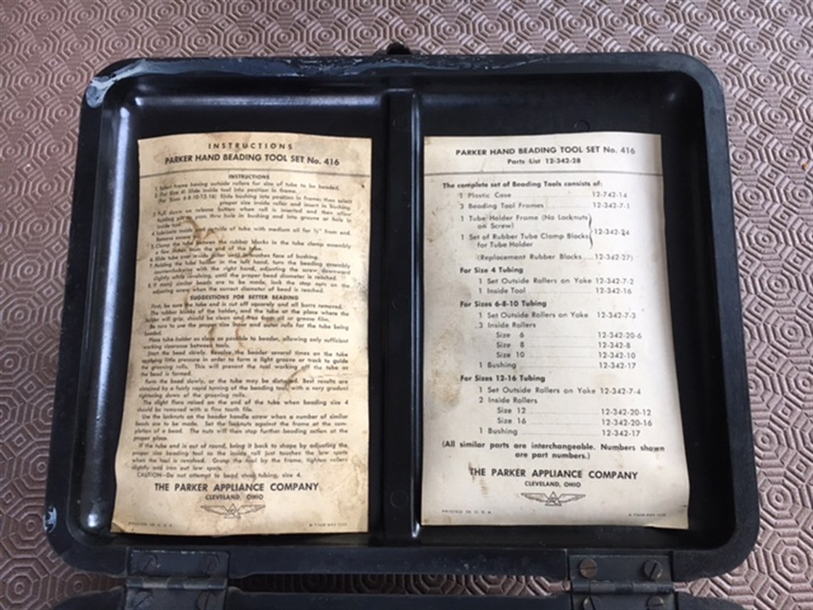parker-tube-beading-tool-set